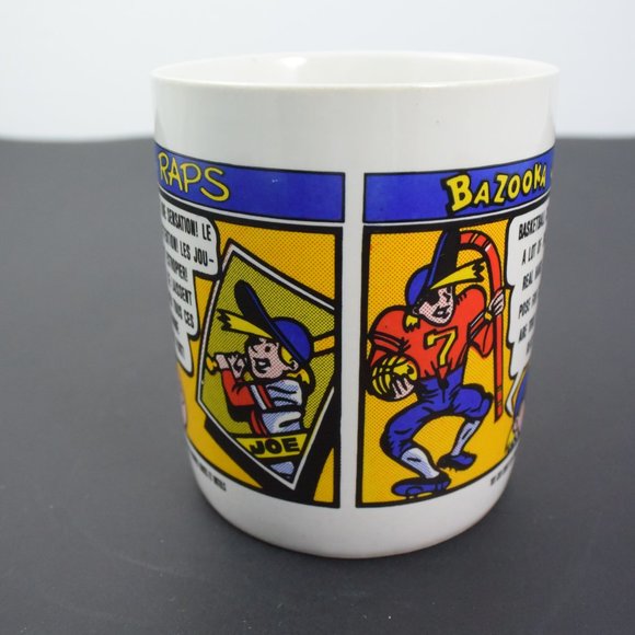 Vintage Bazooka Joe Bubblegum Mug, Bilingual, RARE! - Picture 2 of 8